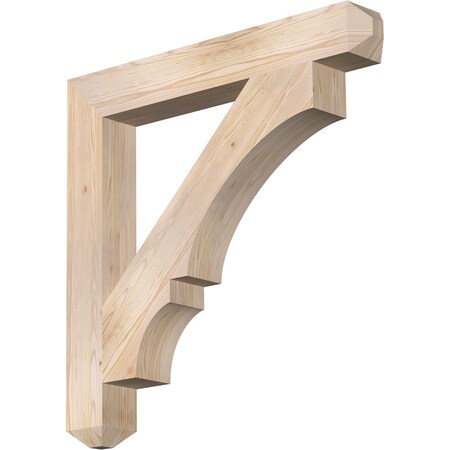 Ekena Millwork Balboa Craftsman Smooth Bracket, Douglas Fir, 5 1/2"W x 42"D x 42"H BKT06X42X42BOA04SDF